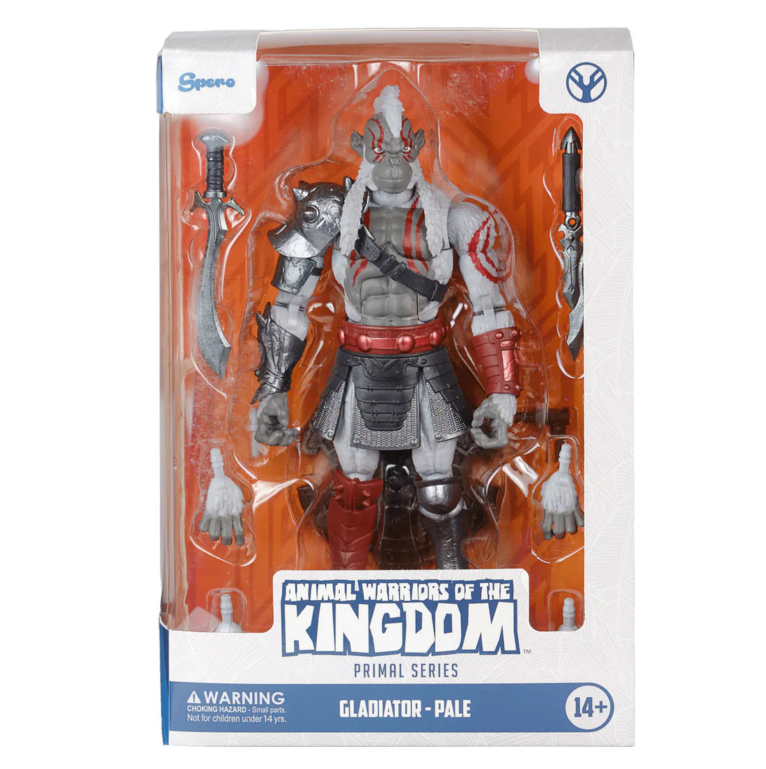 PRE ORDER – ANIMAL WARRIORS OF THE KINGDOM - GLADIATOR - ADVENTURE ARMOR - PALE