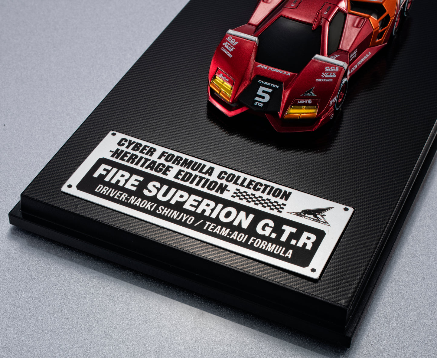PRE ORDER – CYBER FORMULA COLLECTION - HERITAGE EDITION - FUTURE GPX CYBER FORMULA FIRE SPERION G.T.R (REPEAT)
