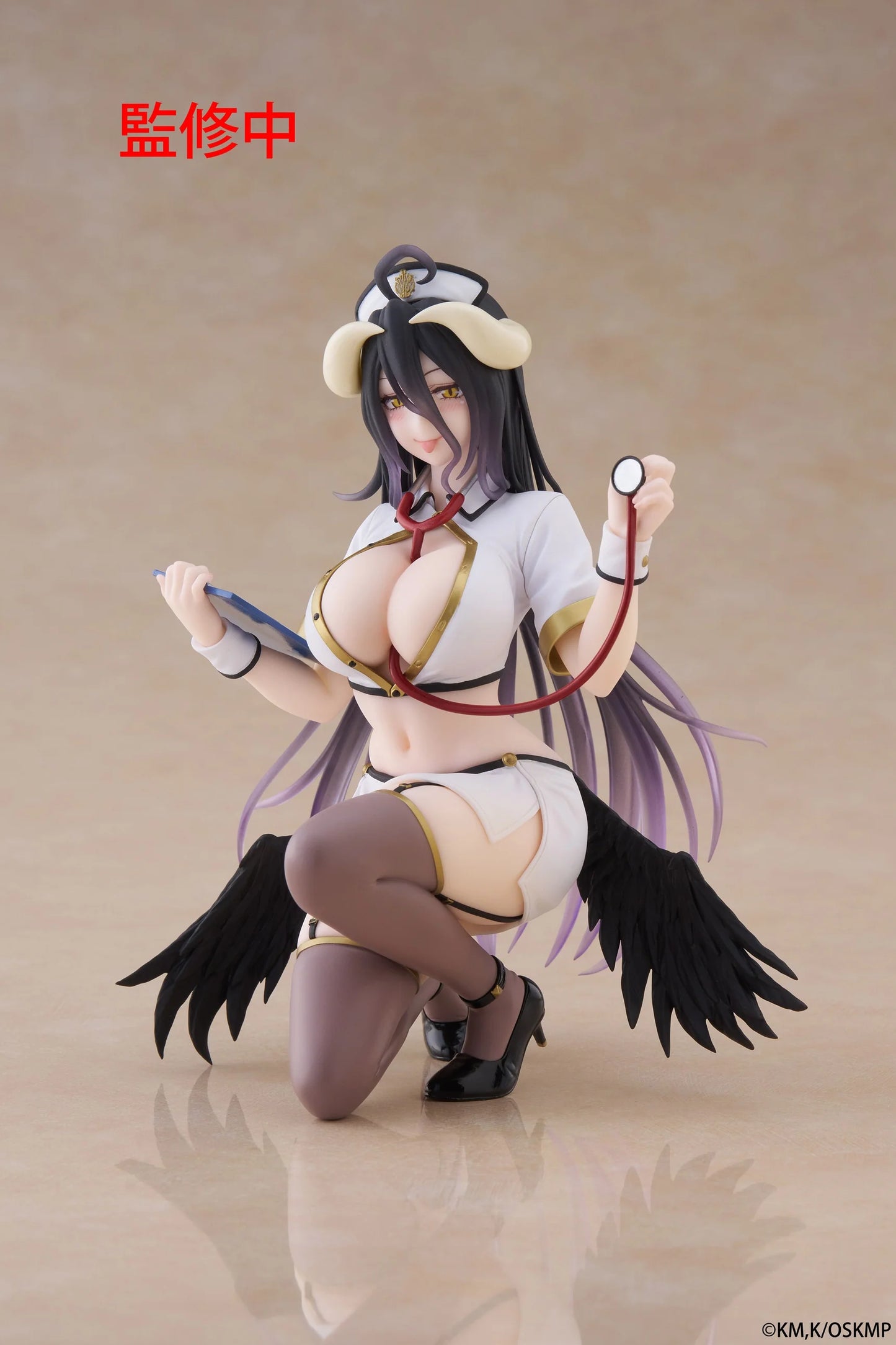 PRE ORDER – OVERLORD DESKTOP CUTE FIGURE - ALBEDO (NURSE VER.)