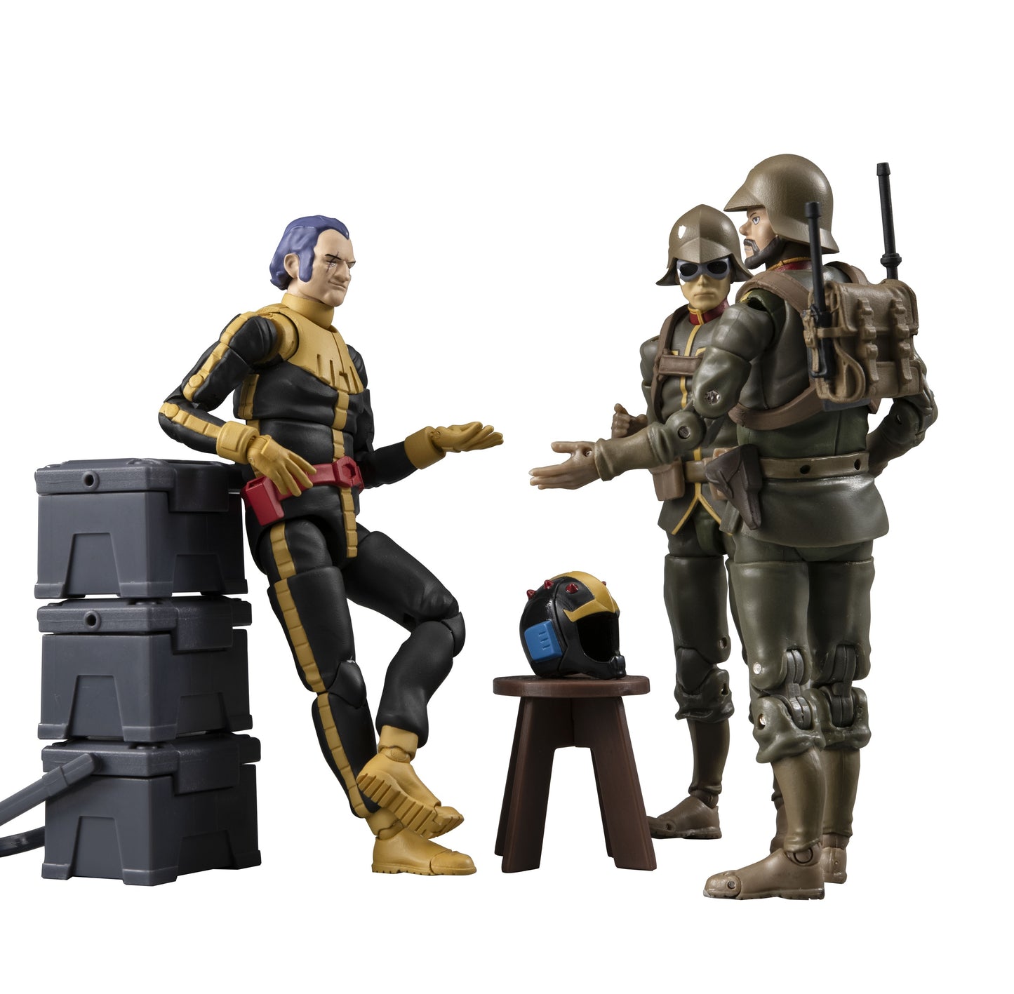 PRE ORDER – G.M.G. COLLECTION 15 MOBILE SUIT GUNDAM PRINCIPALITY OF ZEON BLACK TRI-STARS MASH NORMAL SUIT VER.