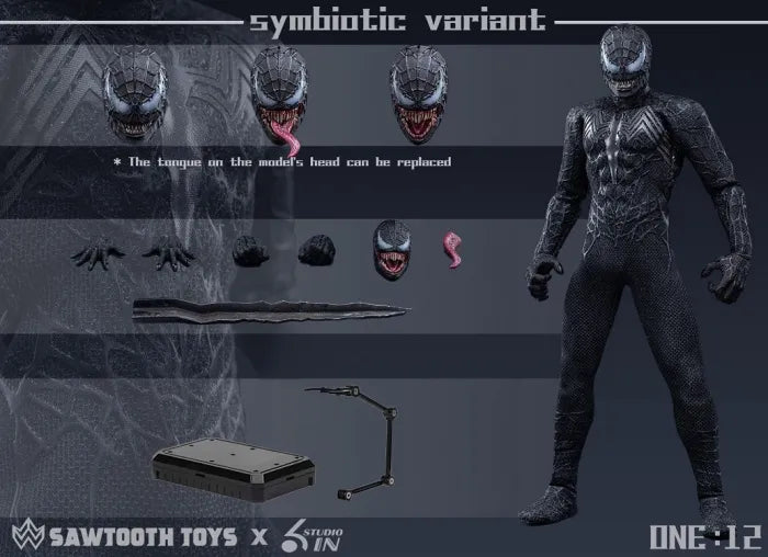 PRE ORDER – 1/12 SYMBIOTE VARIANT DOUBLE HEADSCULPT