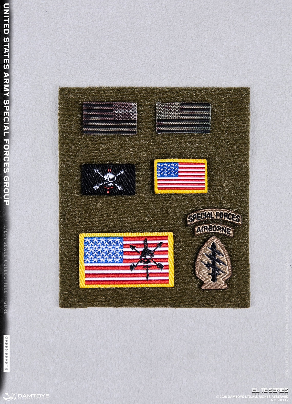 PRE ORDER – 1/6 U.S. ARMY SPECIAL FORCES GROUP GREEN BERETS ACTION FIGURE 78112