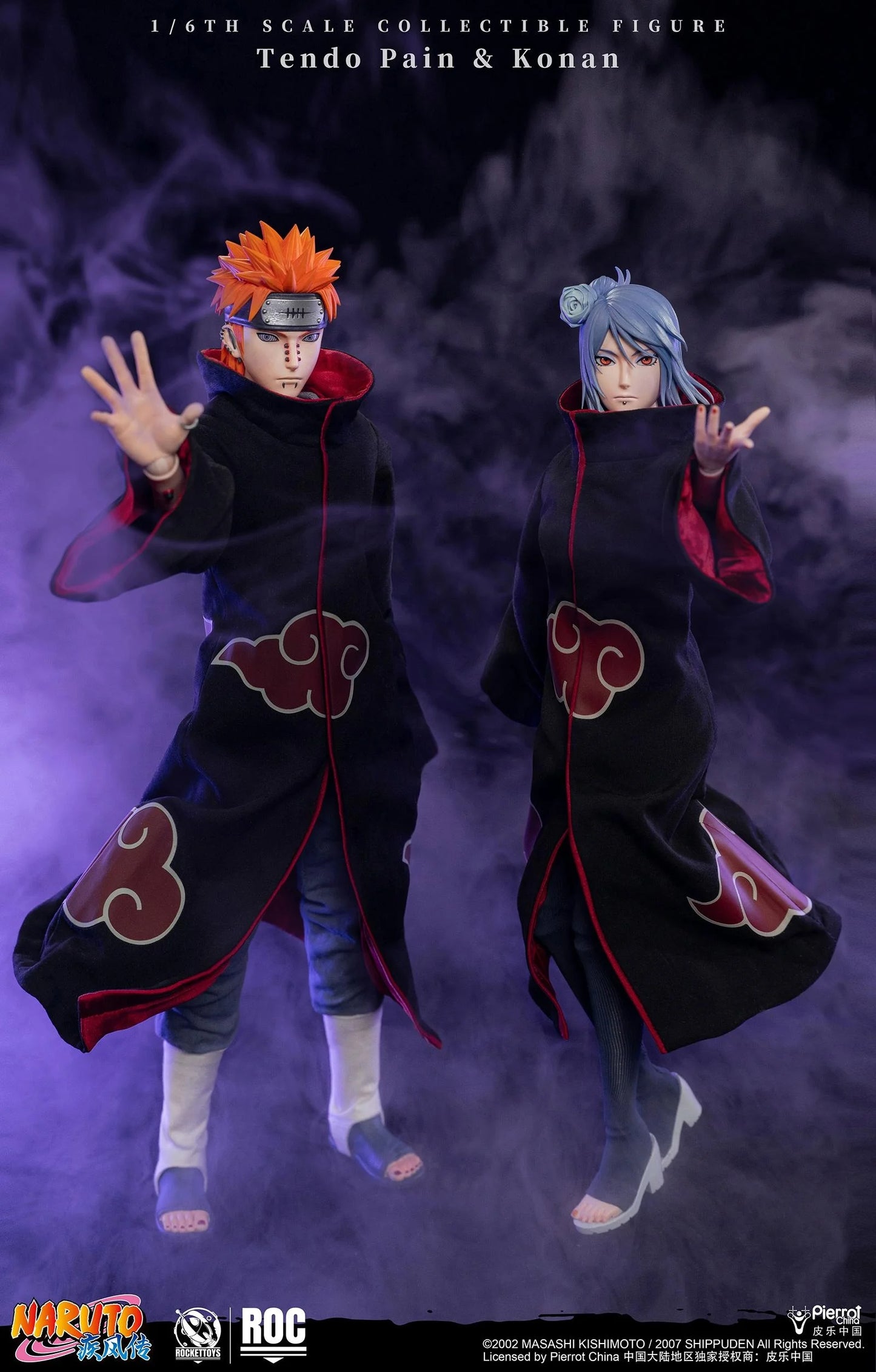 PRE ORDER – ROCKETTOYS ROC-023 1/6 NARUTO SHIPPUDEN KONAN