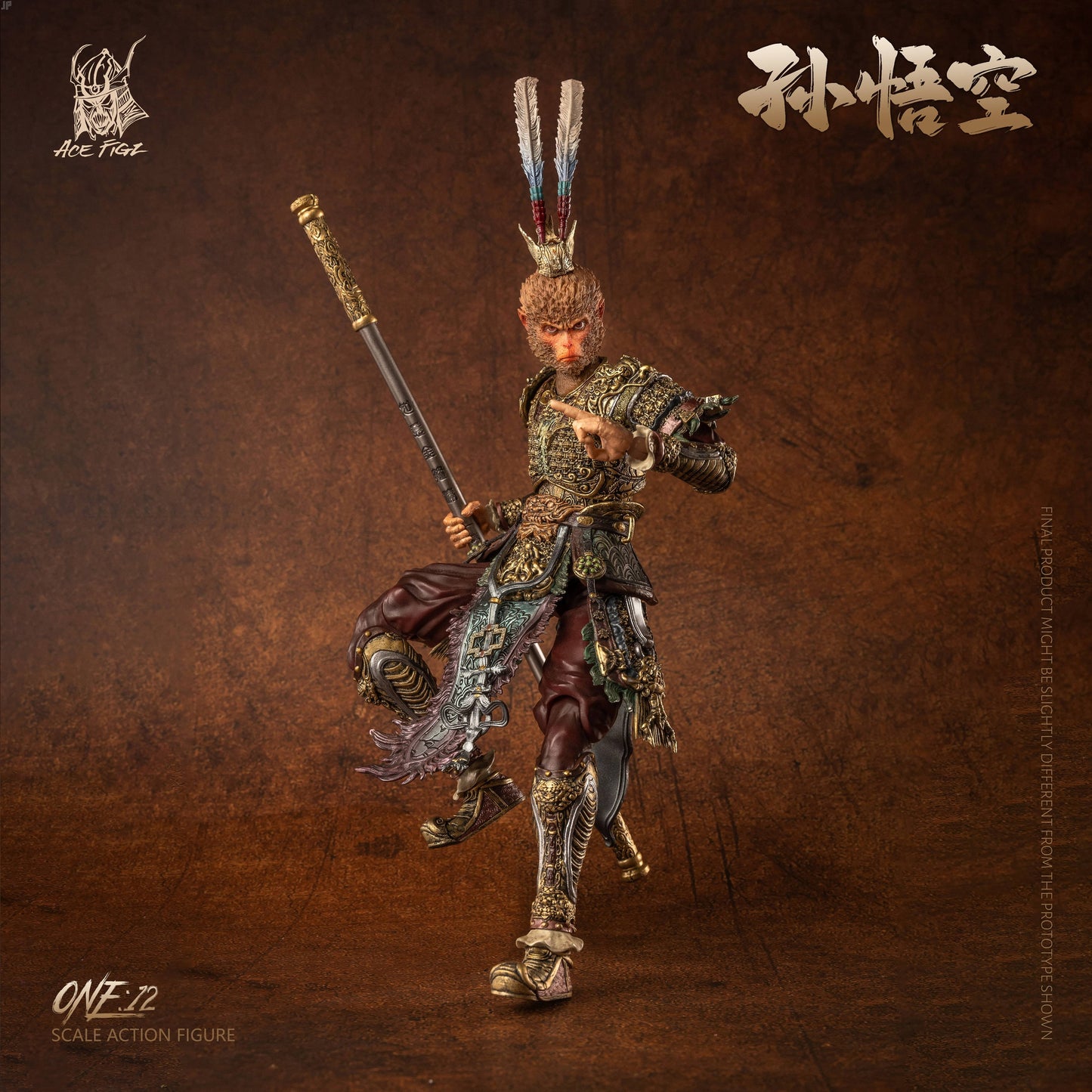 PRE ORDER – 1/12 ACEFIGZ MONKEY KING SUN WUKONG DELUXE EDITION AF10MTHS-B