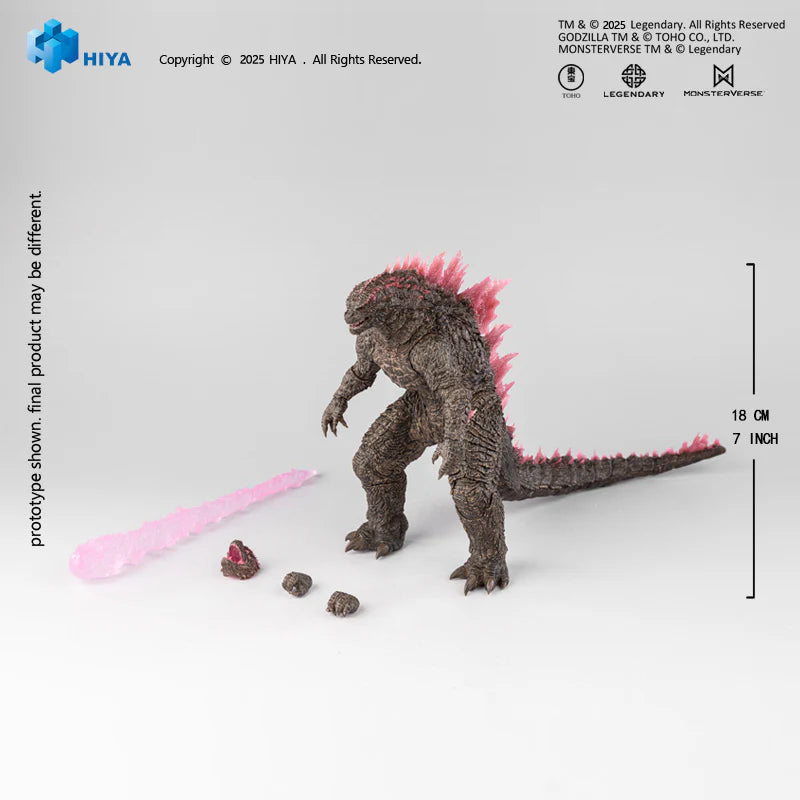 PRE ORDER – HIYA TOYS 18CM GODZILLA X KONG: THE NEW EMPIRE HEAT RAY GODZILLA EVOLVED