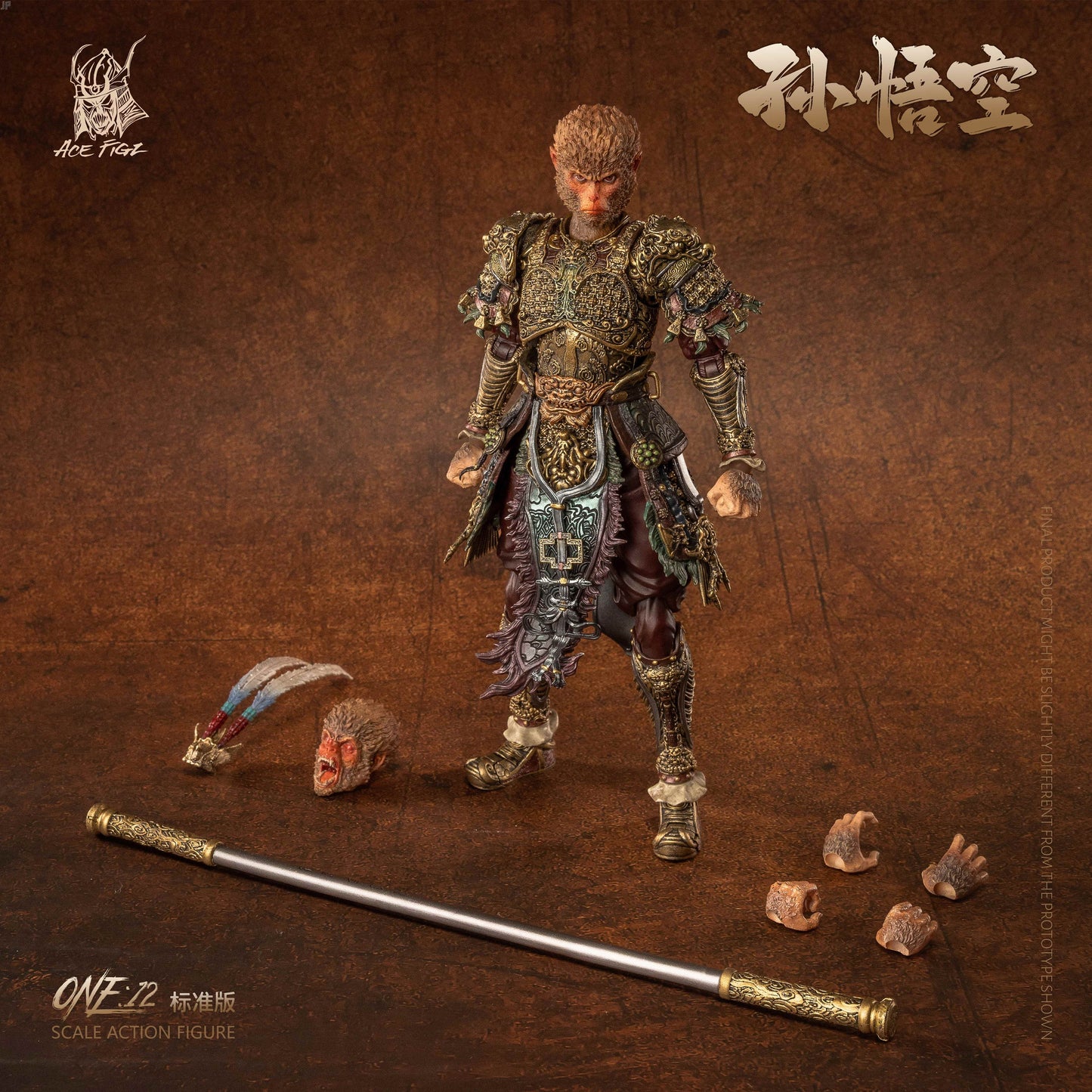 PRE ORDER – 1/12 ACEFIGZ MONKEY KING SUN WUKONG DELUXE EDITION AF10MTHS-B