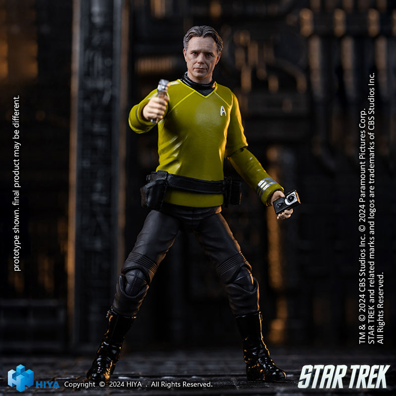 PRE ORDER – 1/18 HIYA TOYS STAR TREK 2009 CAPTAIN PIKE EMS0291
