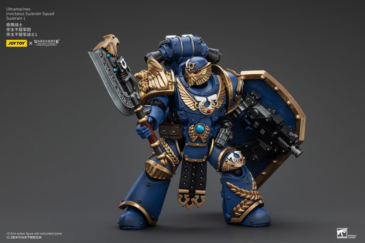 PRE ORDER – 1/18 JOYTOY ULTRAMARINES - INVICTARUS SUZERAIN SQUAD - SUZERAIN 1 JT00249