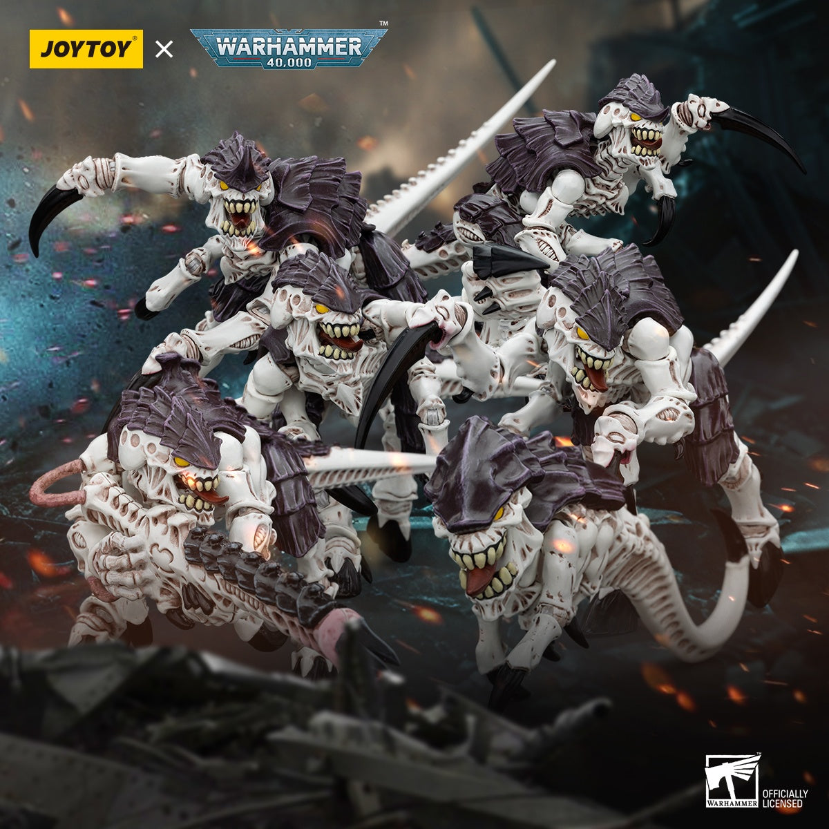 PRE ORDER – 1/18 JOYTOY TYRANIDS - HIVE FLEET LEVIATHAN - TERMAGANT WITH SPINEFISTS JT00430