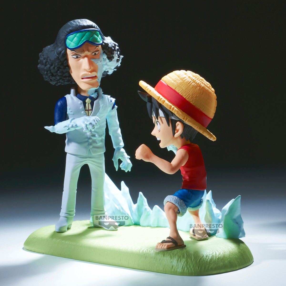 BACK ORDER – ONE PIECE WORLD COLLECTABLE FIGURE LOG STORIES - MONKEY D. LUFFY VS KUZAN