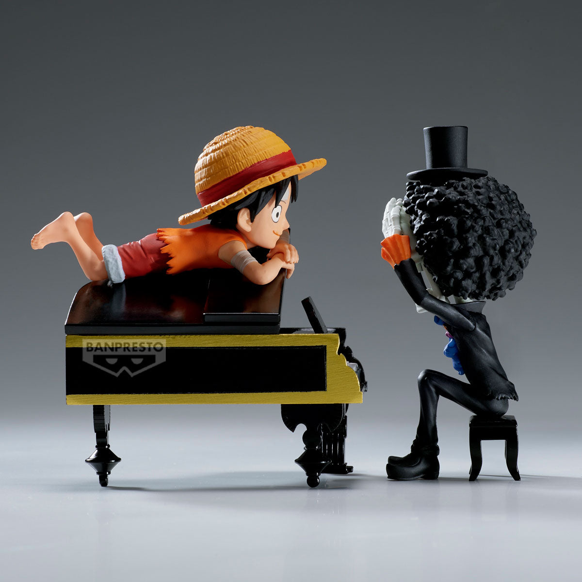 PRE ORDER – ONE PIECE WORLD COLLECTABLE FIGURE LOG STORIES - MONKEY D.LUFFY & BROOK - THAT’S GREAT!! AFTER ALL THIS TIME, HE'S STILL…!!!