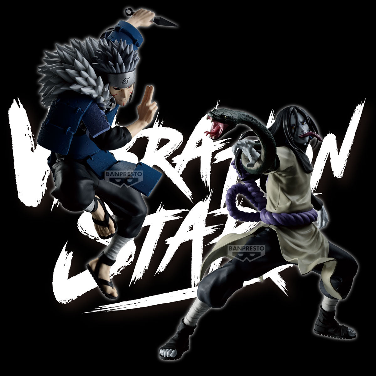 BACK ORDER – NARUTO SHIPPUDEN VIBRATION STARS - TOBIRAMA SENJU & OROCHIMARU - (B: OROCHIMARU )