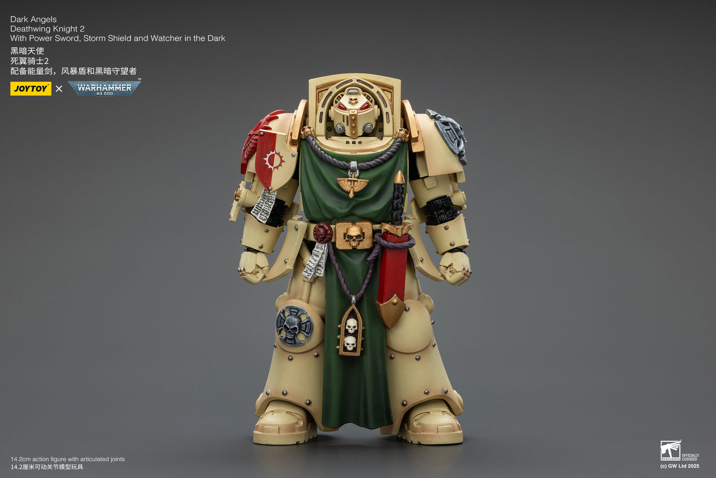PRE ORDER – 1/18 DARK ANGELS: DEATHWING KNIGHT 2 WITH POWER SWORD, STORM SHIELD AND WATCHER IN THE DARK JT02496