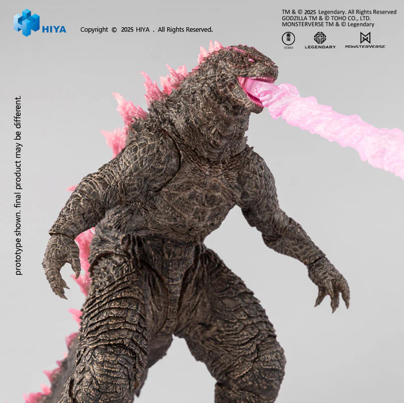 PRE ORDER – HIYA TOYS 18CM GODZILLA X KONG: THE NEW EMPIRE HEAT RAY GODZILLA EVOLVED