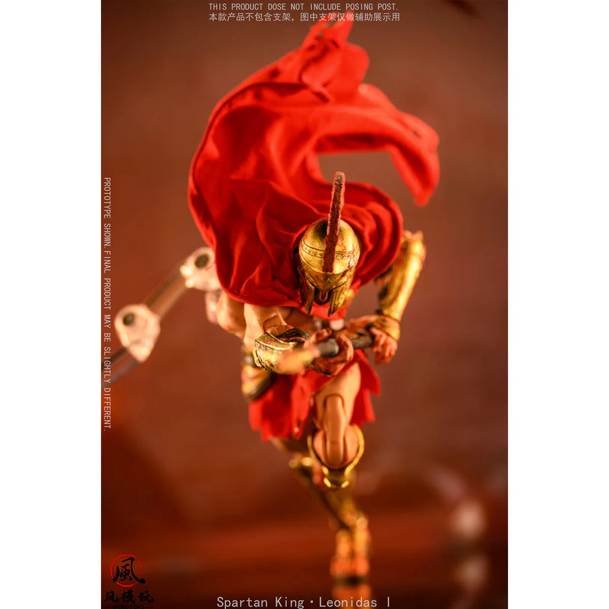 PRE ORDER – WIND TOYS 1/12 FMW004 ETERNAL WARLORDS SERIES SPARTAN KING·LEONIDAS I BLOODSTAINED EDITION