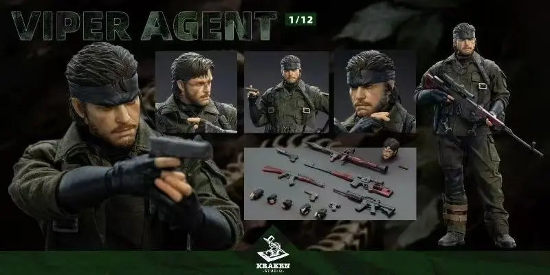 PRE ORDER – 1/12 VIPER AGENT DELUXE - METAL GEAR SOLID SNAKE