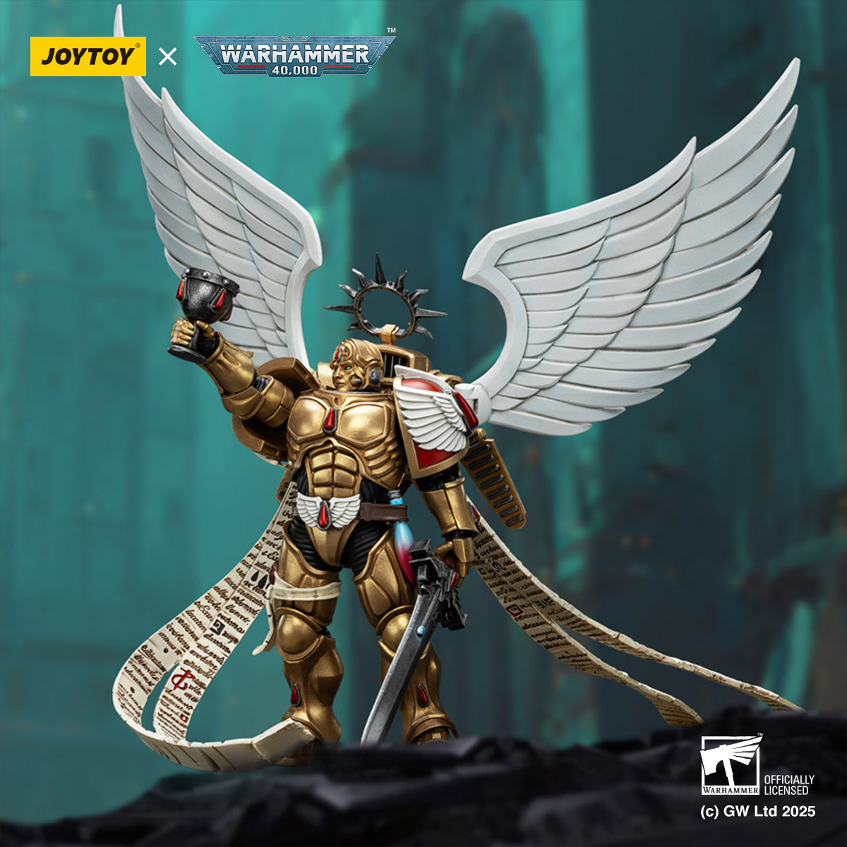PRE ORDER – 1/18 BLOOD ANGELS THE SANGUINOR WITH ENCARMINE BROADSWORD JT02519