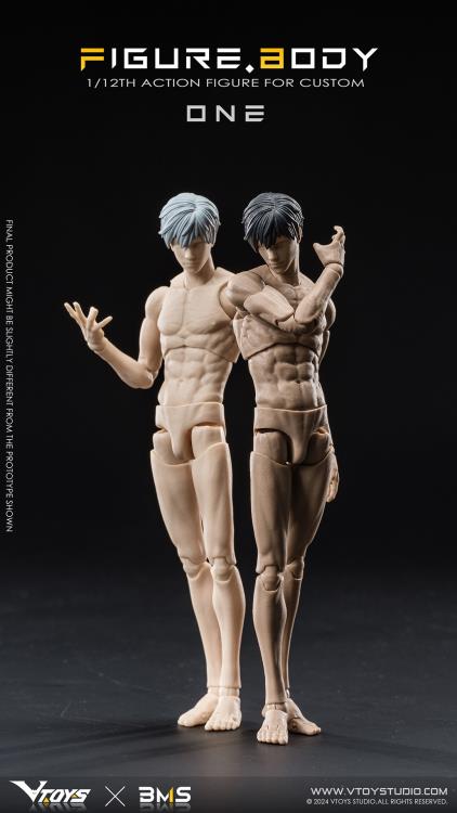 BACK ORDER – 1/12 FIGURE BODY ONE WHITE SKIN