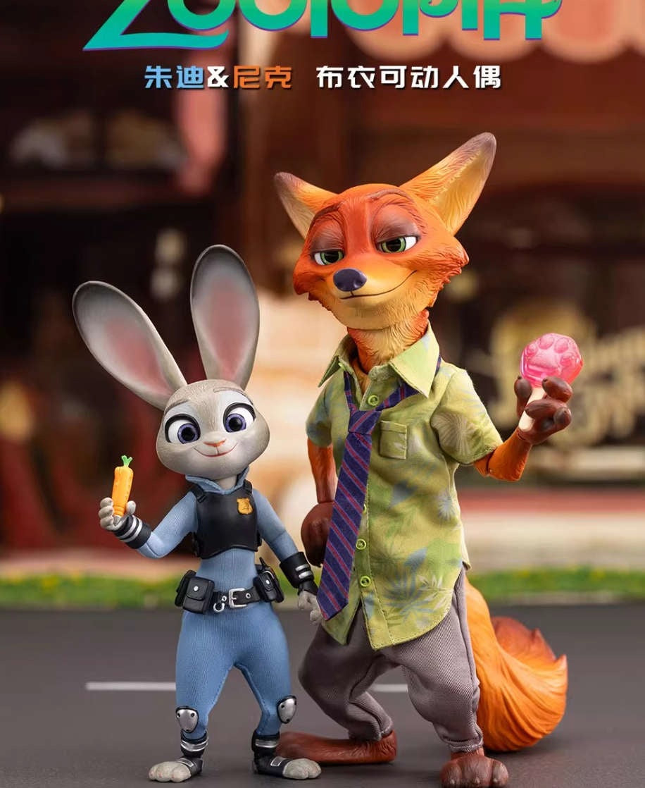PRE ORDER – ZOOTOPIA SERIES-NICK WILDE JUDY HOPPS
