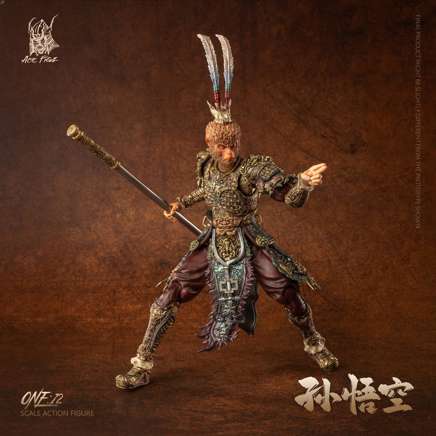 PRE ORDER – 1/12 ACEFIGZ MONKEY KING SUN WUKONG DELUXE EDITION AF10MTHS-B