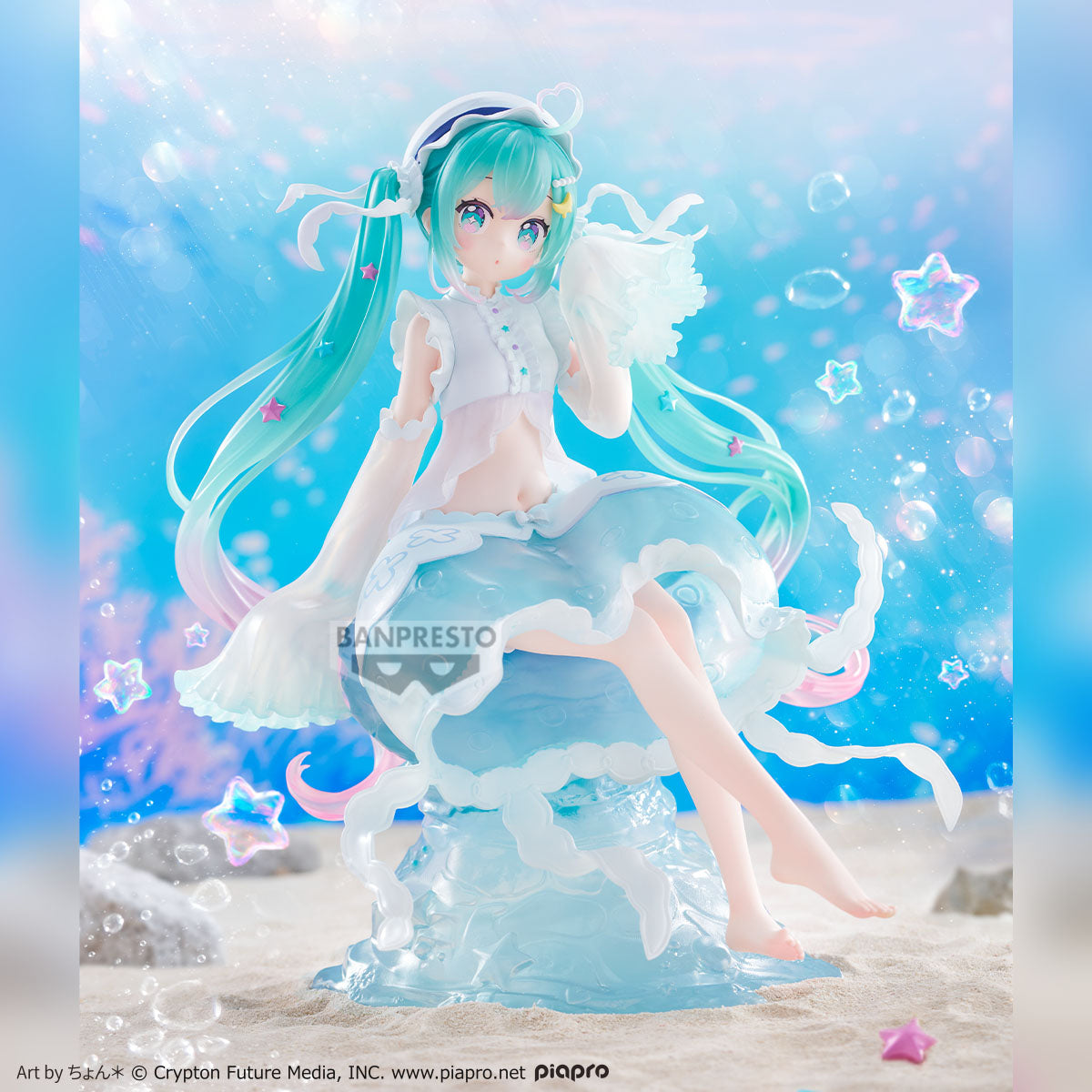 BACK ORDER – HATSUNE MIKU BANPRESTO EVOLVE CLEARLUXE - JELLYFISH - FIGURE