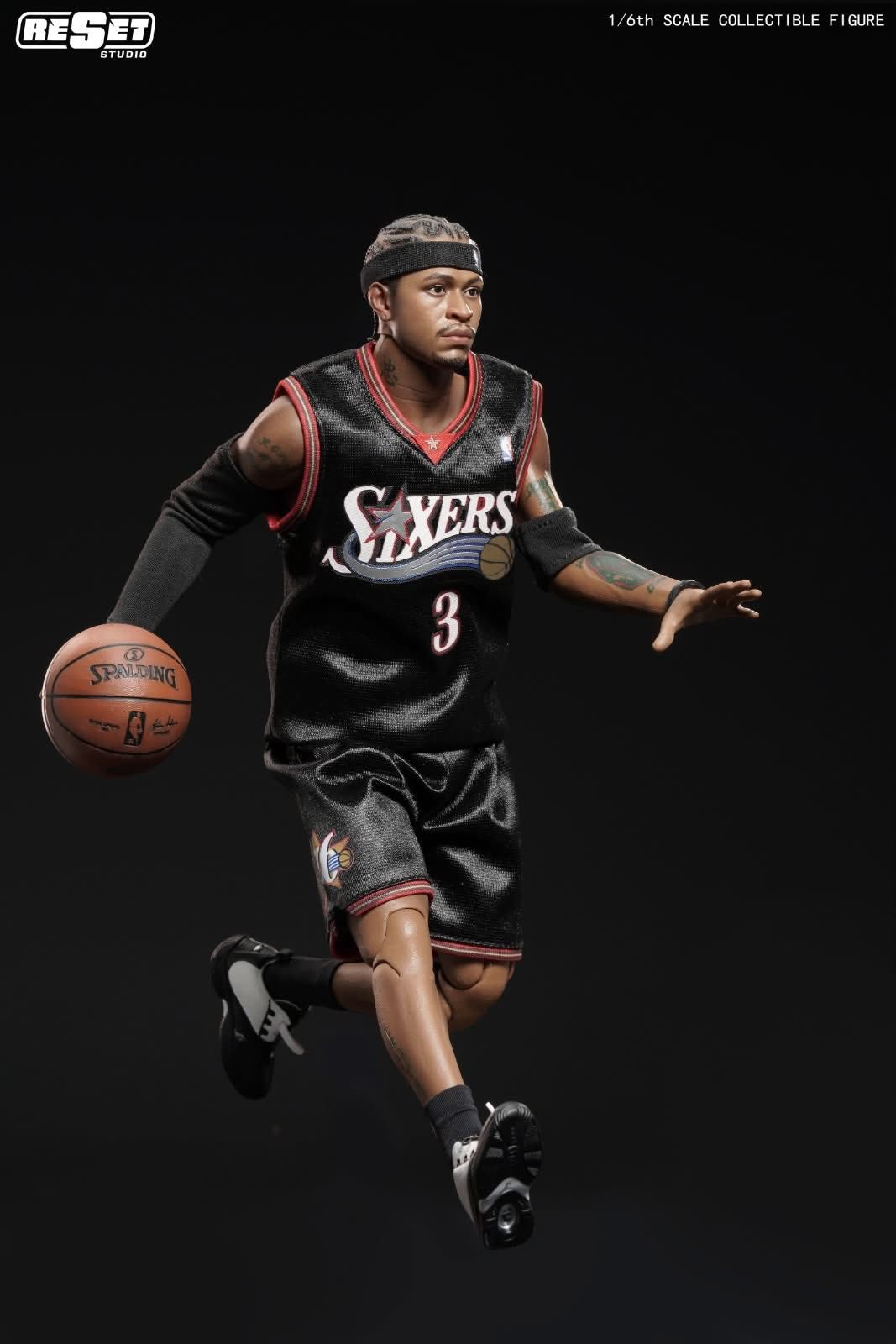 PRE ORDER – RESET STUDIO RS-0009A 1/6 ALLEN IVERSON (PEAK) COMMEMORATIVE EDITION LIMITED TO 100 UNITS (BLACK)