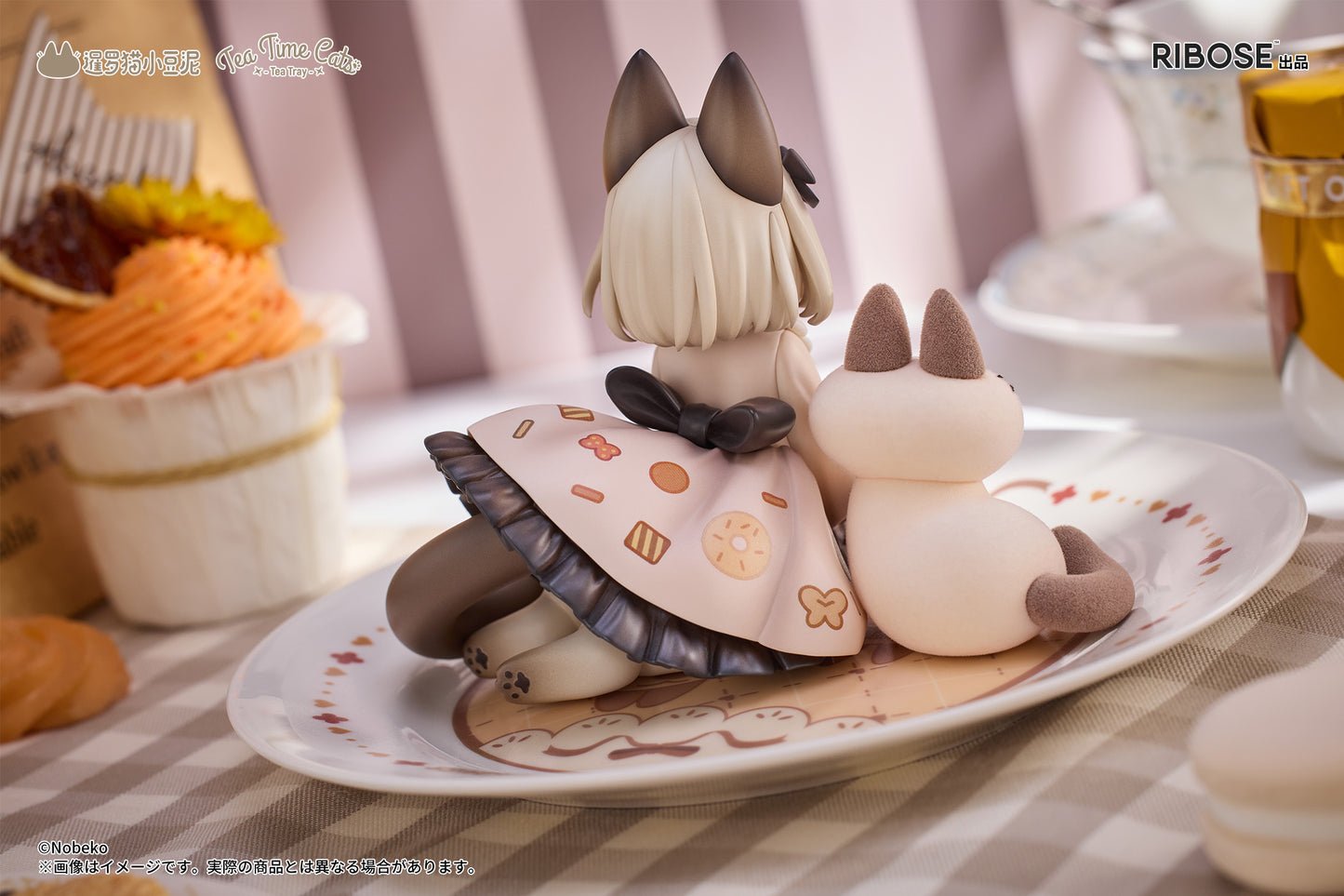 PRE ORDER – DLC SERIES TEA TIME CATS X SIAMESE CAT AZUKI-SAN FRIENDSHIP COLLABORATION EXCLUSIVE SET