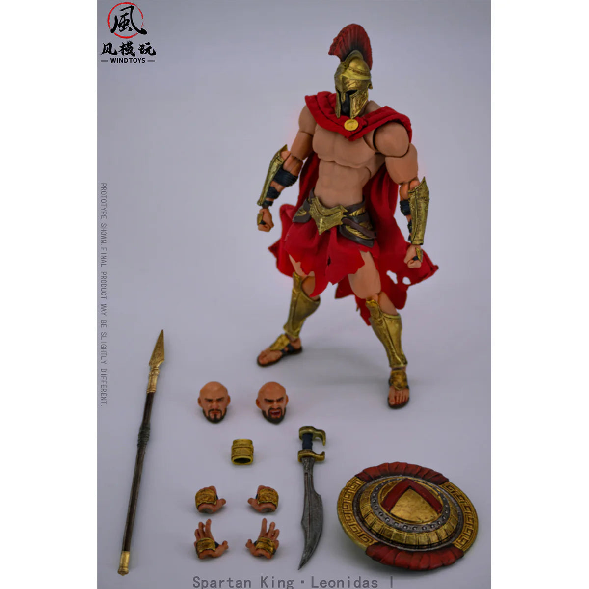 PRE ORDER – WIND TOYS 1/12 FMW004 ETERNAL WARLORDS SERIES SPARTAN KING·LEONIDAS I STANDARD EDITION