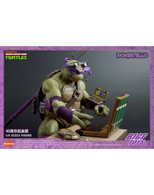 PRE ORDER – 1/6 TMNT DONATELLO 40TH ANNIVERSARY EDITION ACTION FIGURE BIGF-003