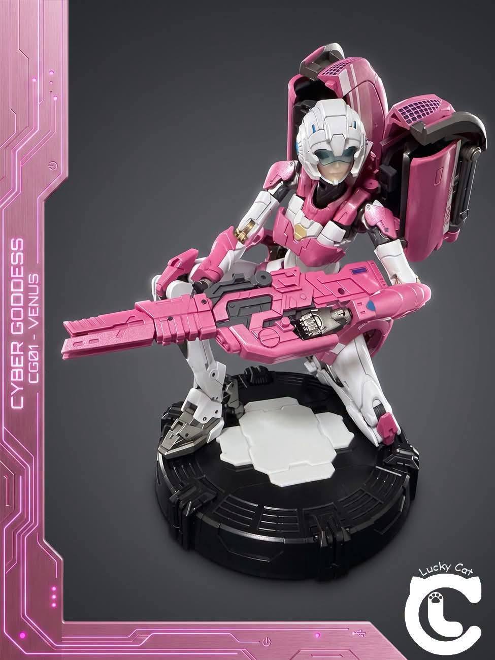 PRE ORDER – ARCEE DIECAST METAL CYBER GODDESS - VENUS DUAL CHANGER