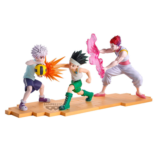 PRE ORDER – SET OF 3 - HUNTER×HUNTER FIGURE - GON + KILLUA + HYSKOA - G.I.ARC