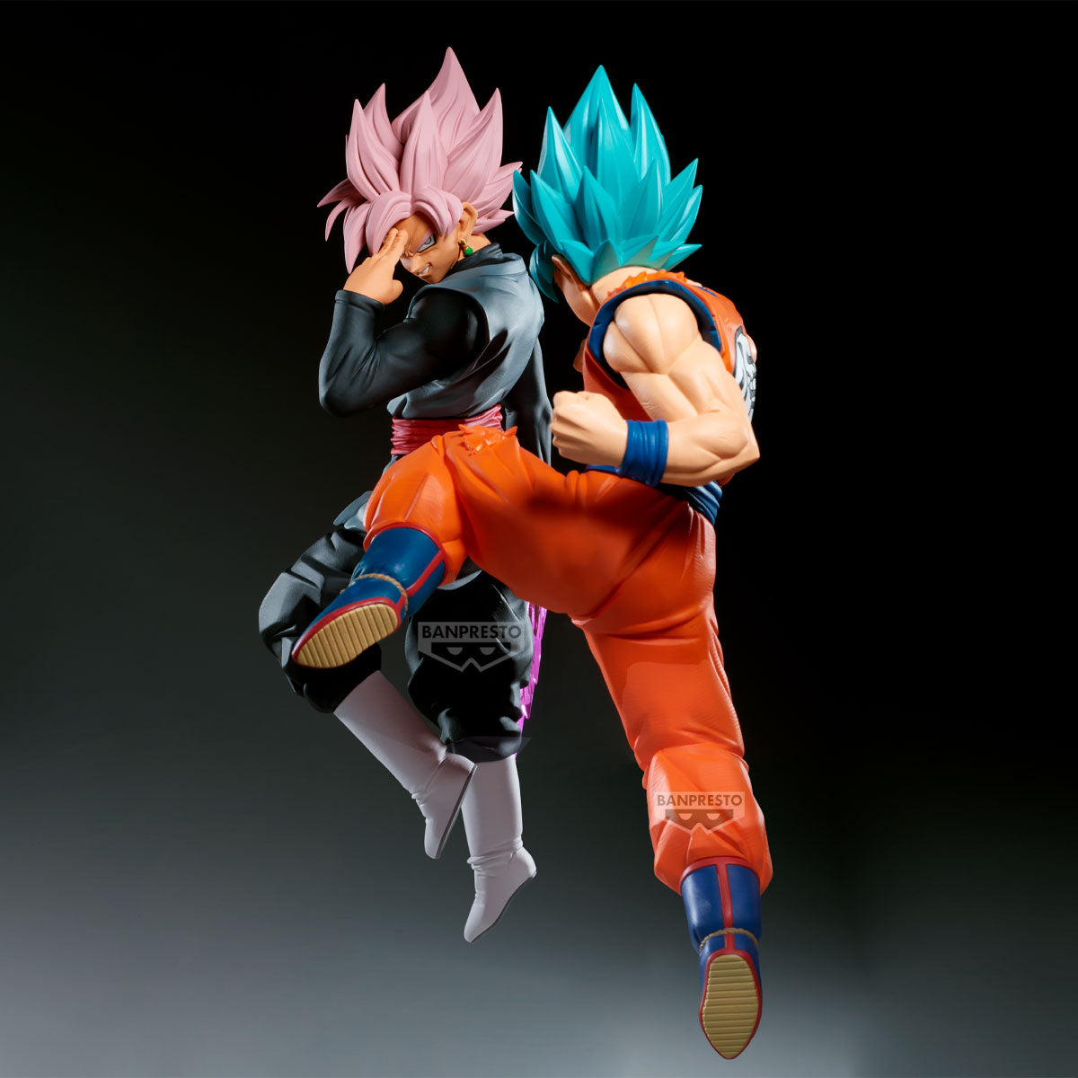 BACK ORDER – DRAGON BALL SUPER MATCH MAKERS GOKU BLACK - SUPER SAIYAN ROSÉ ( VS SON GOKU )