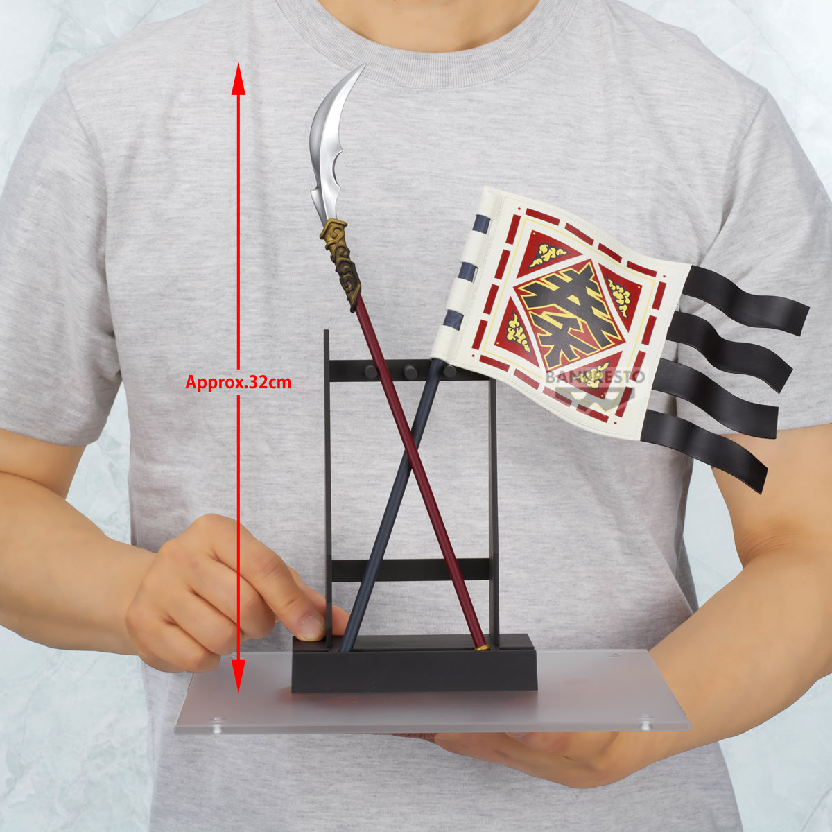 PRE ORDER – KINGDOM GRANDISTA - OHKI - II ( A : OHKI + B : SHIN'S FLAG OHKI'S GLAIVE FACE RIGHT ARM RIGHT SHOULDER) (SET OF 2)