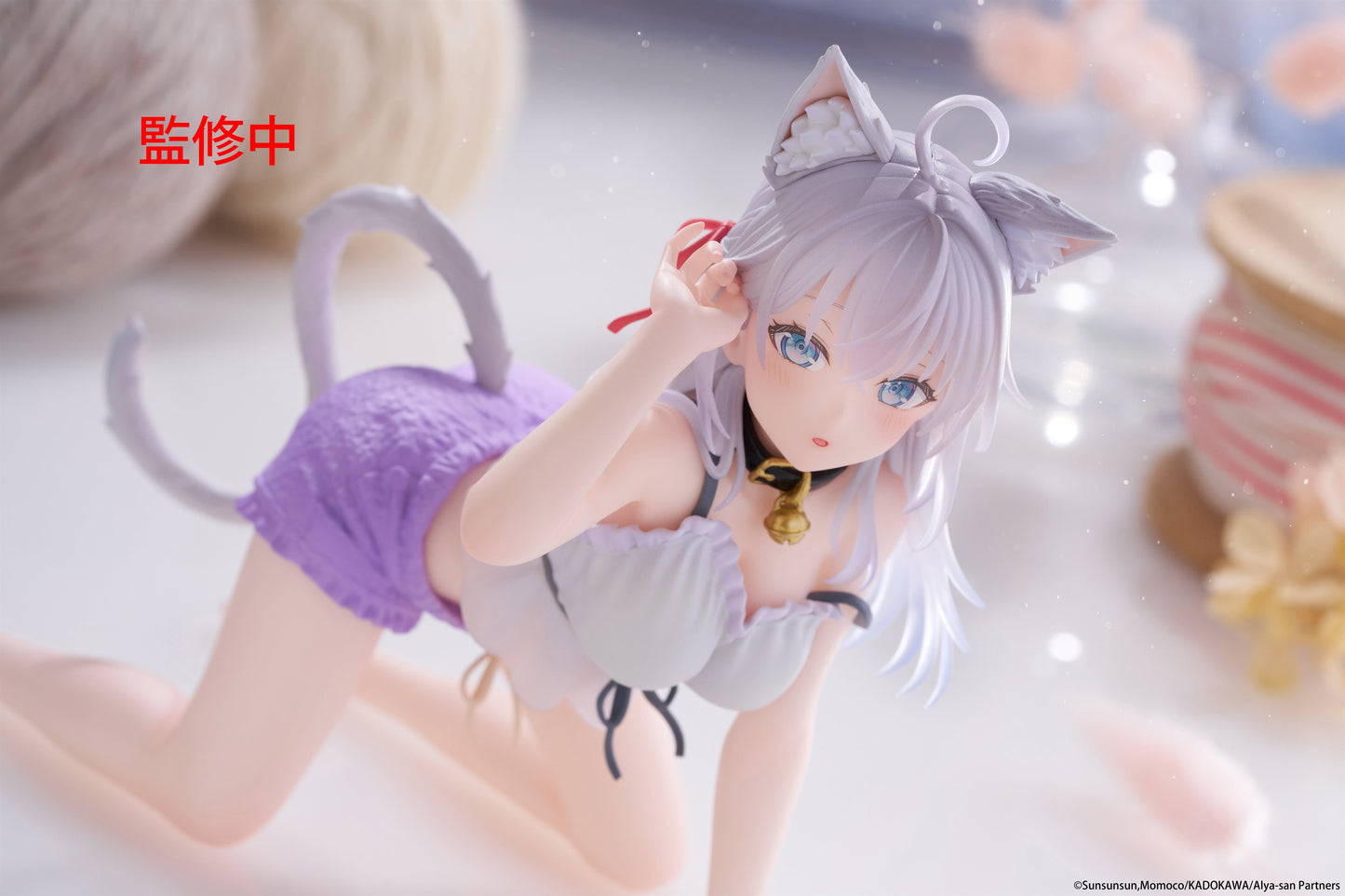 PRE ORDER – ALYA SOMETIMES HIDES HER FEELINGS IN RUSSIAN DESKTOP CUTE FIGURE - ALYA (CAT EAR ROOMWEAR VER.)