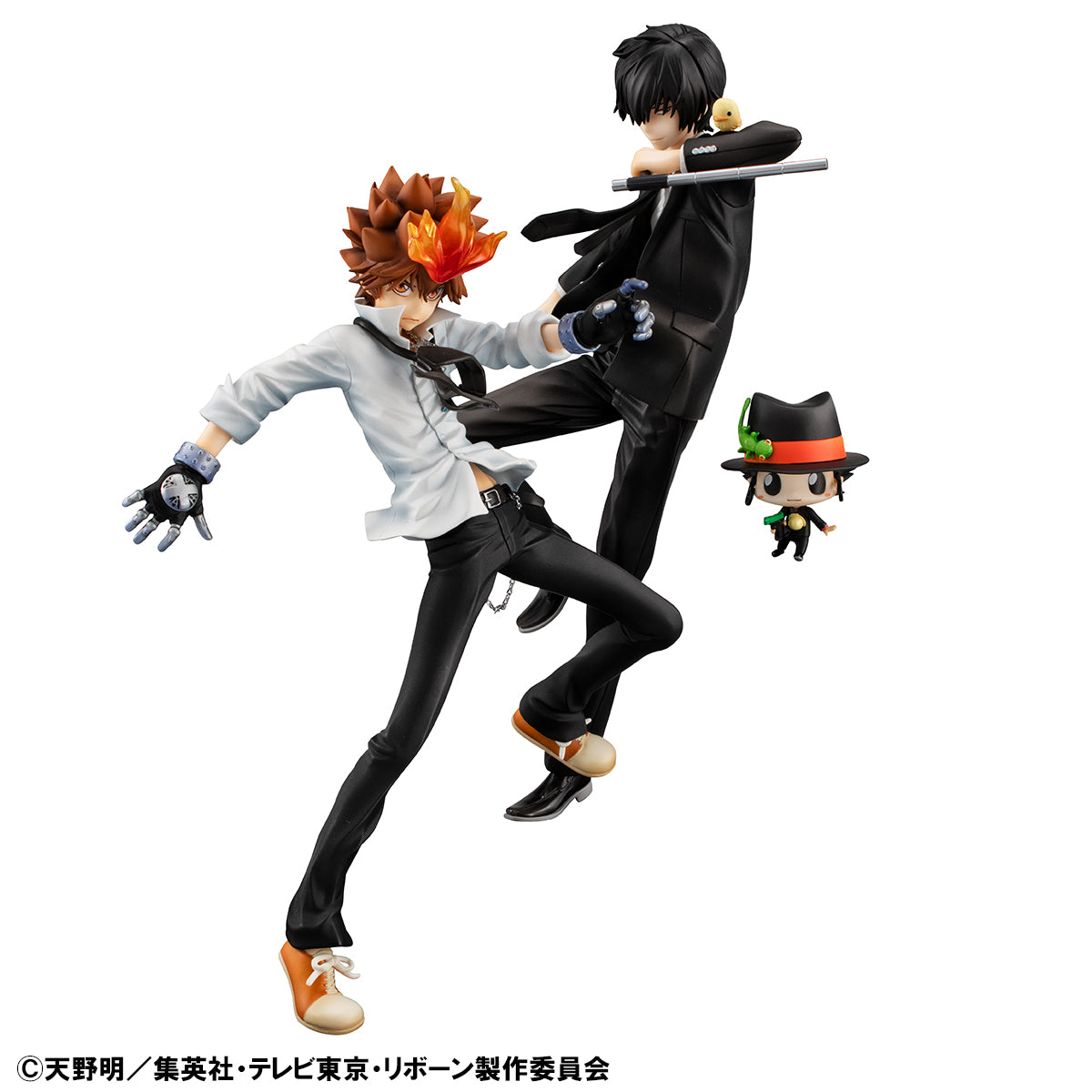 PRE ORDER – G.E.M. SERIES KATEKYO HITMAN REBORN! TSUNAYOSHI SAWADA & KYOYA HIBARI & REBORN SET (REPEAT)