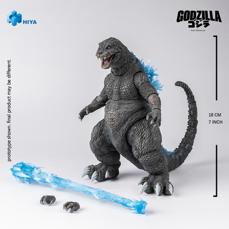 PRE ORDER – HIYA TOYS GODZILLA MOTHRA AND KING GHIDORAH: GIANT MONSTERS ALL-OUT ATTACK (2001): GODZILLA EBG0183