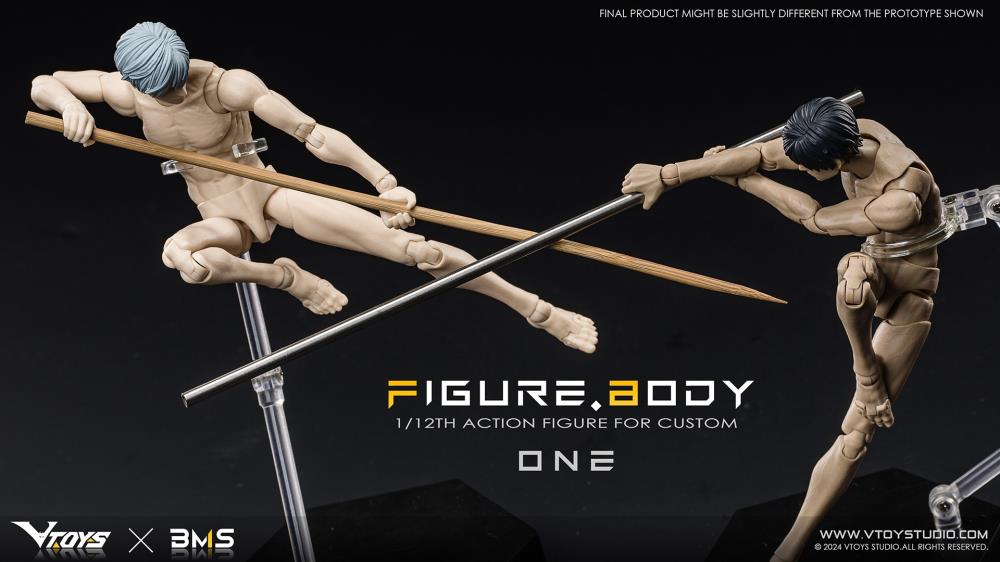 BACK ORDER – 1/12 FIGURE BODY ONE WHITE SKIN