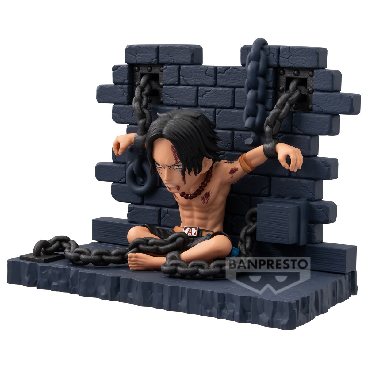 PRE ORDER – ONE PIECE WORLD COLLECTABLE FIGURE LOG STORIES - PORTGAS D. ACE - IMPELDOWN