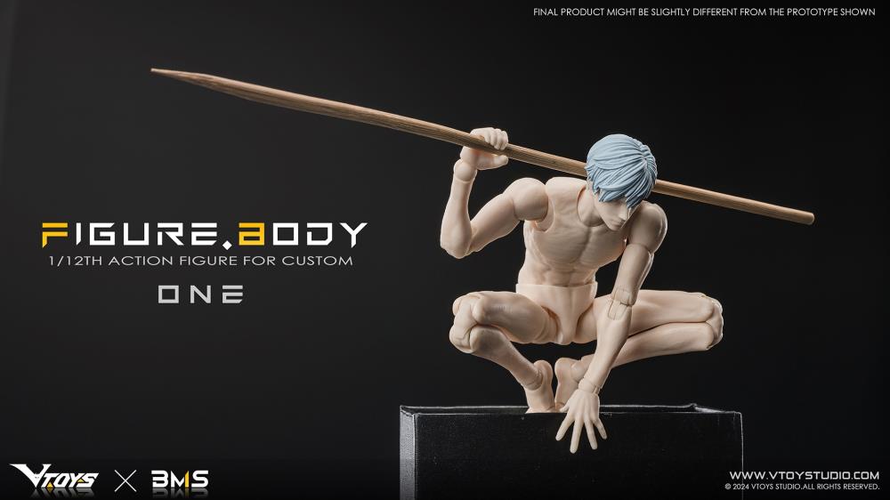 BACK ORDER – 1/12 FIGURE BODY ONE WHITE SKIN