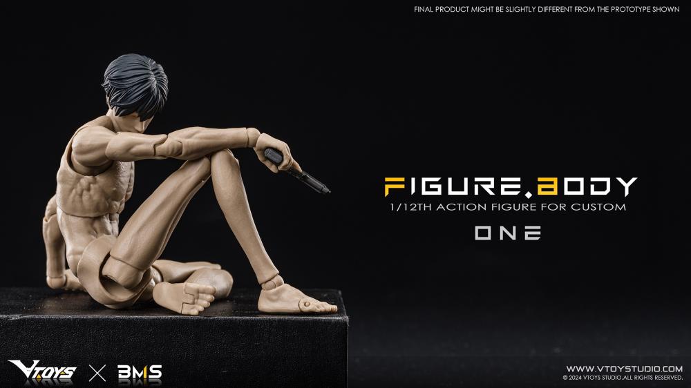 BACK ORDER – 1/12 FIGURE BODY ONE YELLOW SKIN