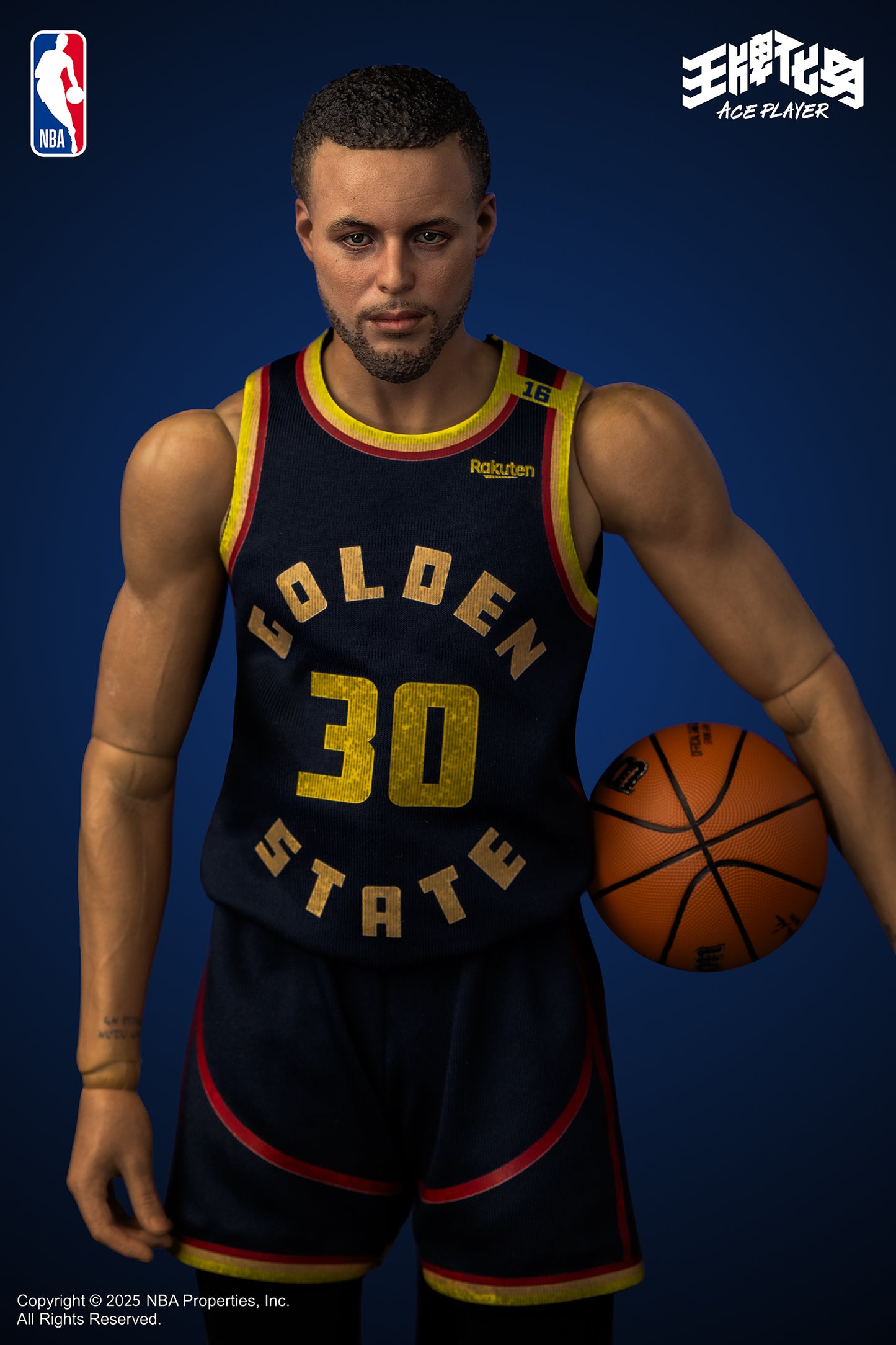 PRE ORDER – 1/6 NBA STEPHEN CURRY ACTION FIGURE DX GOAT SERIES-CURRY-DE