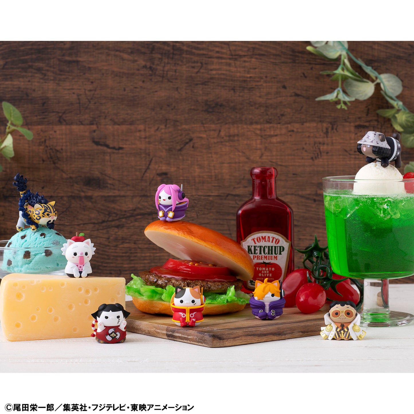 PRE ORDER – BOX OF 8 - MEGA CAT PROJECT ONE PIECE NYAN PIECE NYAN! VER. EGGHEAD