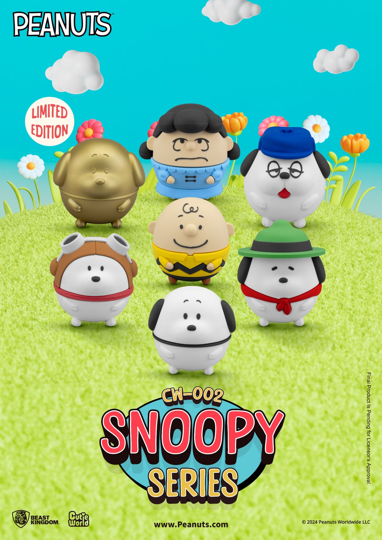 PRE ORDER – CW-002 SNOOPY SERIES BLIND BOX SET (6 PCS/BOX)