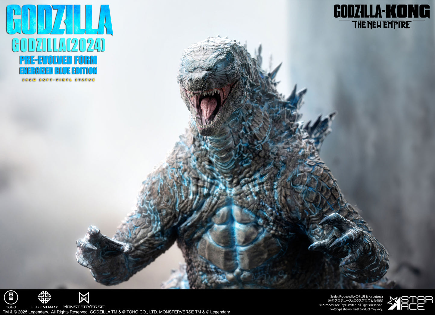PRE ORDER – GODZILLA 2024 EVOLVED BLUE EDITION - GODZILLA, KONG