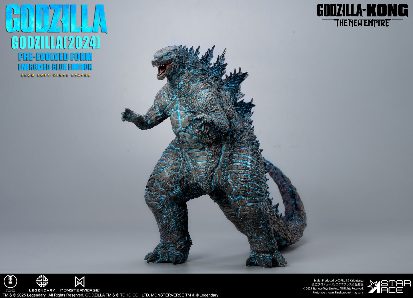 PRE ORDER – GODZILLA 2024 EVOLVED BLUE EDITION - GODZILLA, KONG