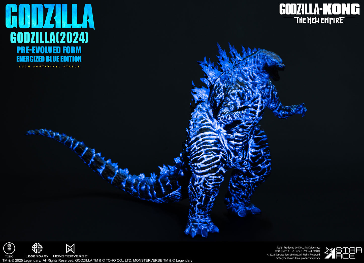 PRE ORDER – GODZILLA 2024 EVOLVED BLUE EDITION - GODZILLA, KONG