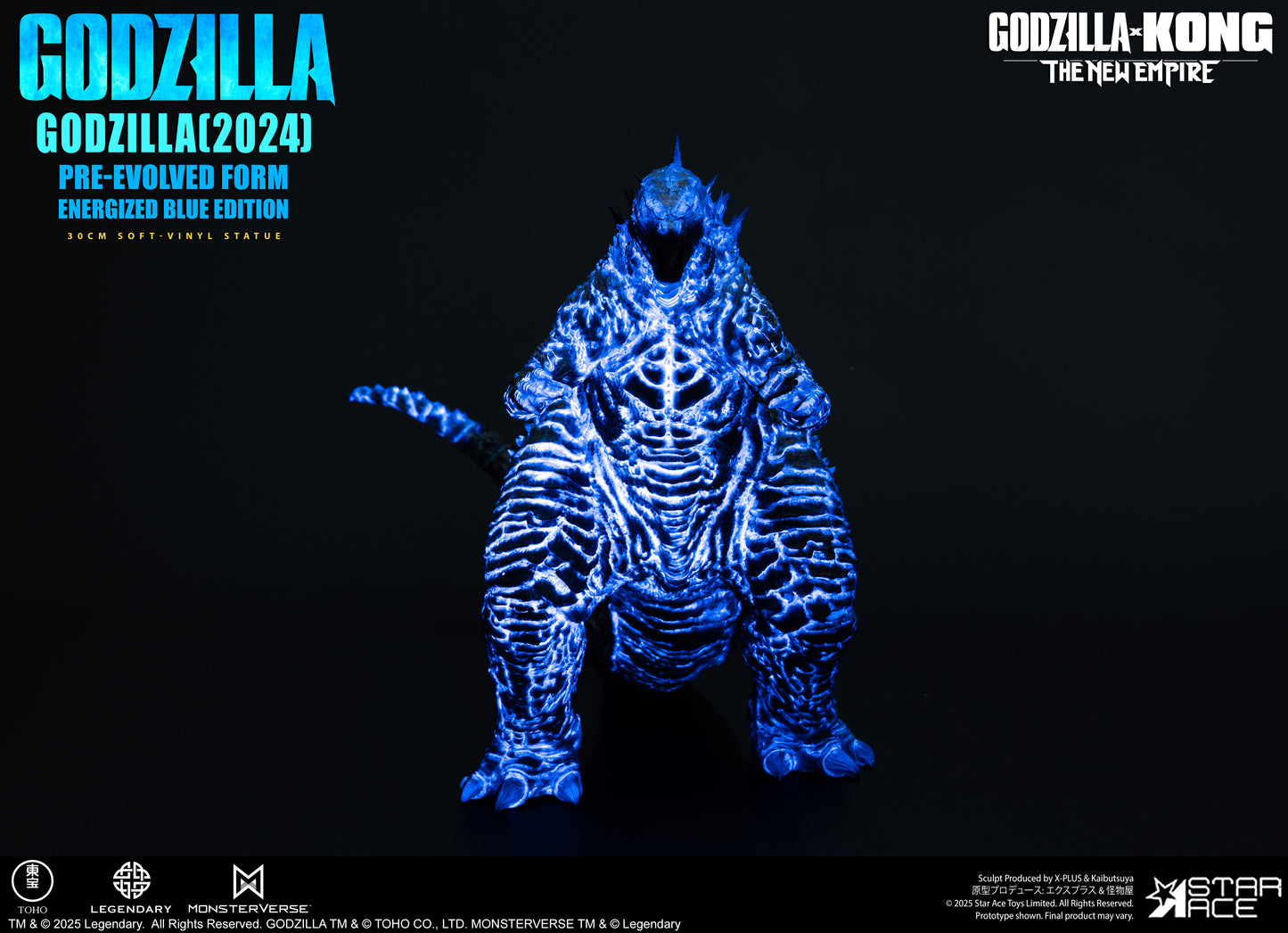 PRE ORDER – GODZILLA 2024 EVOLVED BLUE EDITION - GODZILLA, KONG