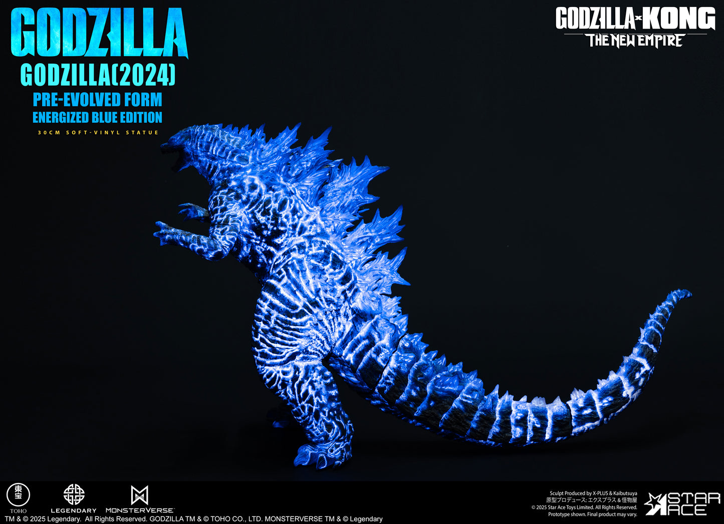 PRE ORDER – GODZILLA 2024 EVOLVED BLUE EDITION - GODZILLA, KONG