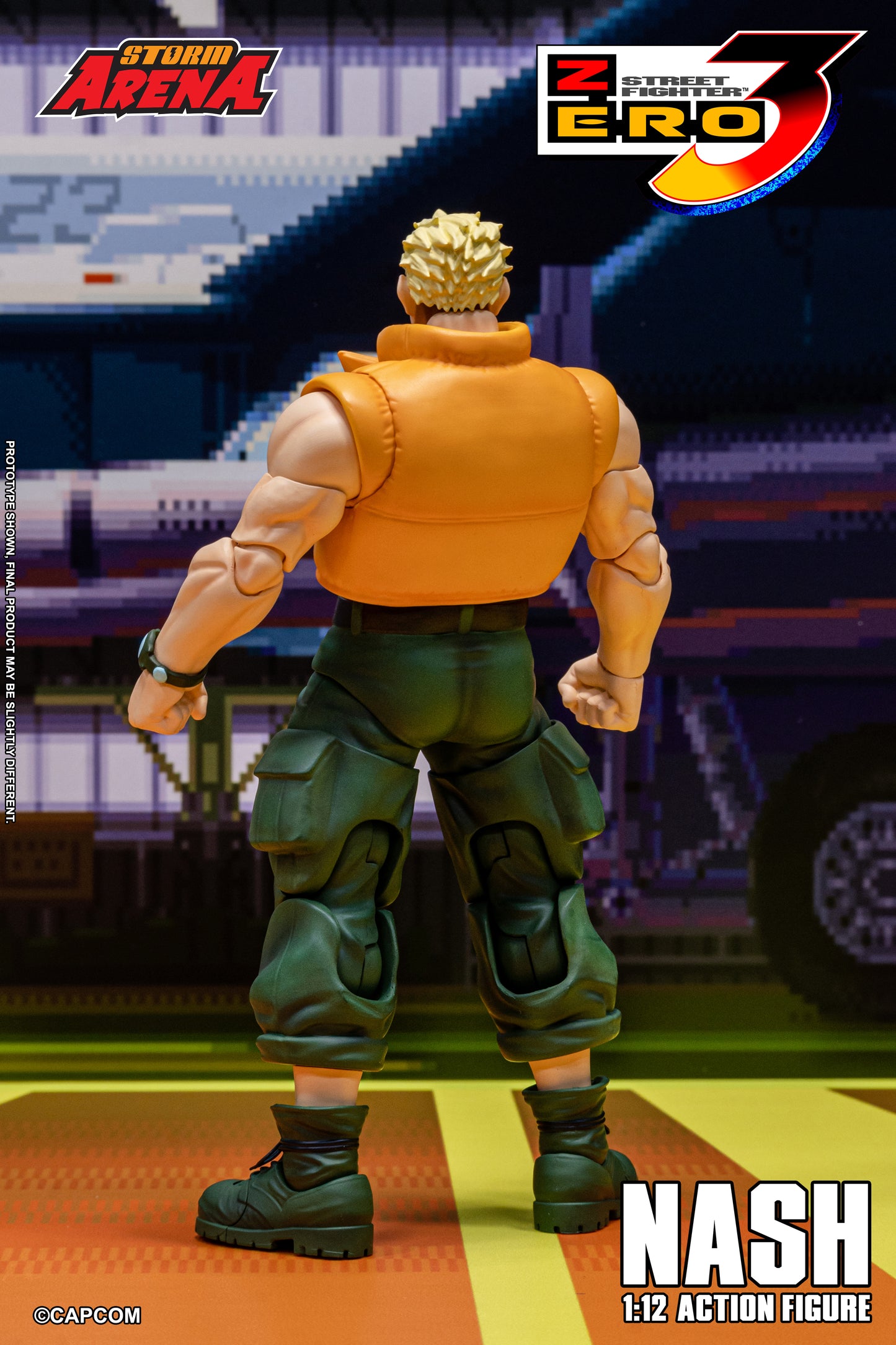 PRE ORDER – STORM COLLECTIBLES 1/12 STREET FIGHTER 3 ZERO NASH SFSA05