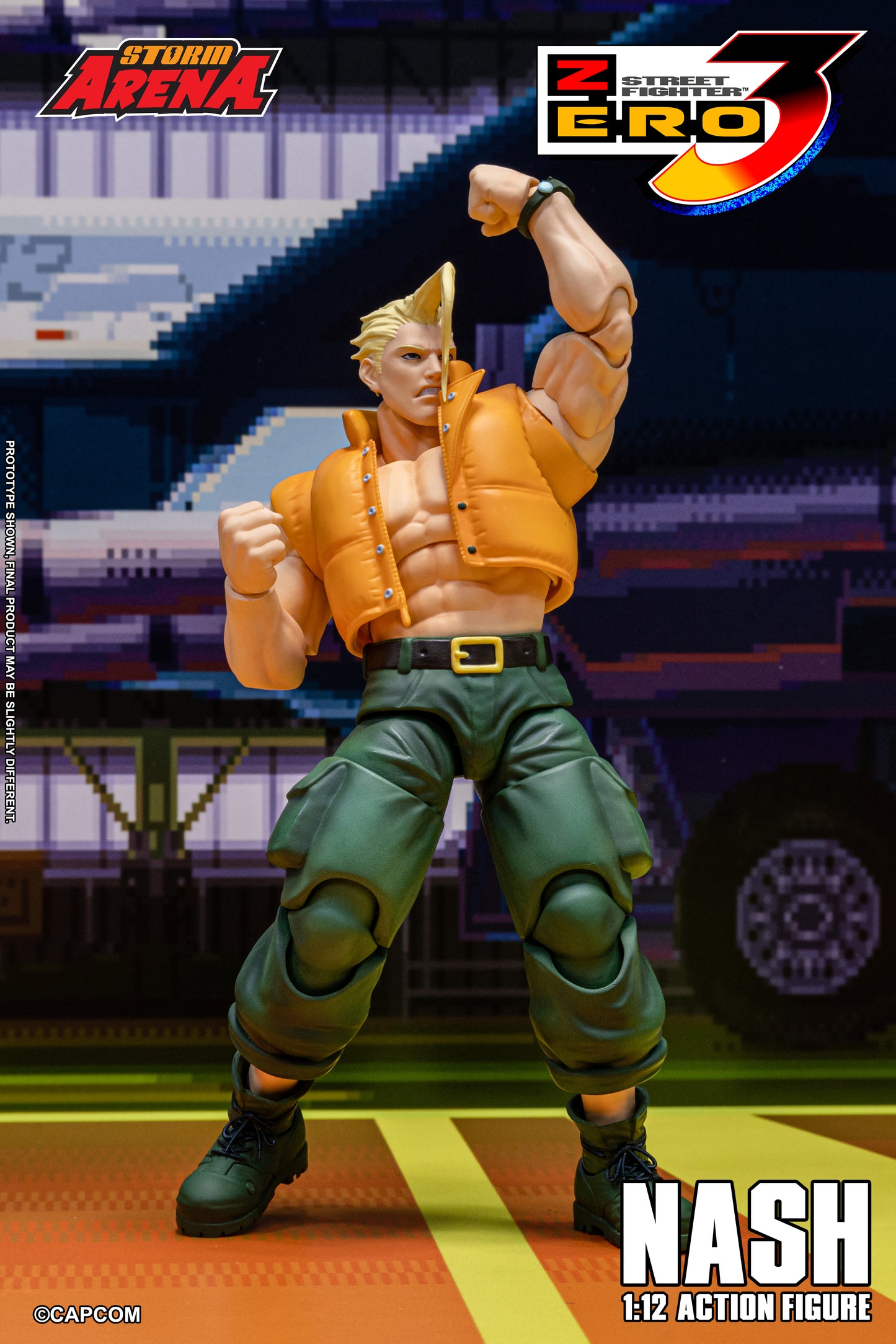 PRE ORDER – STORM COLLECTIBLES 1/12 STREET FIGHTER 3 ZERO NASH SFSA05